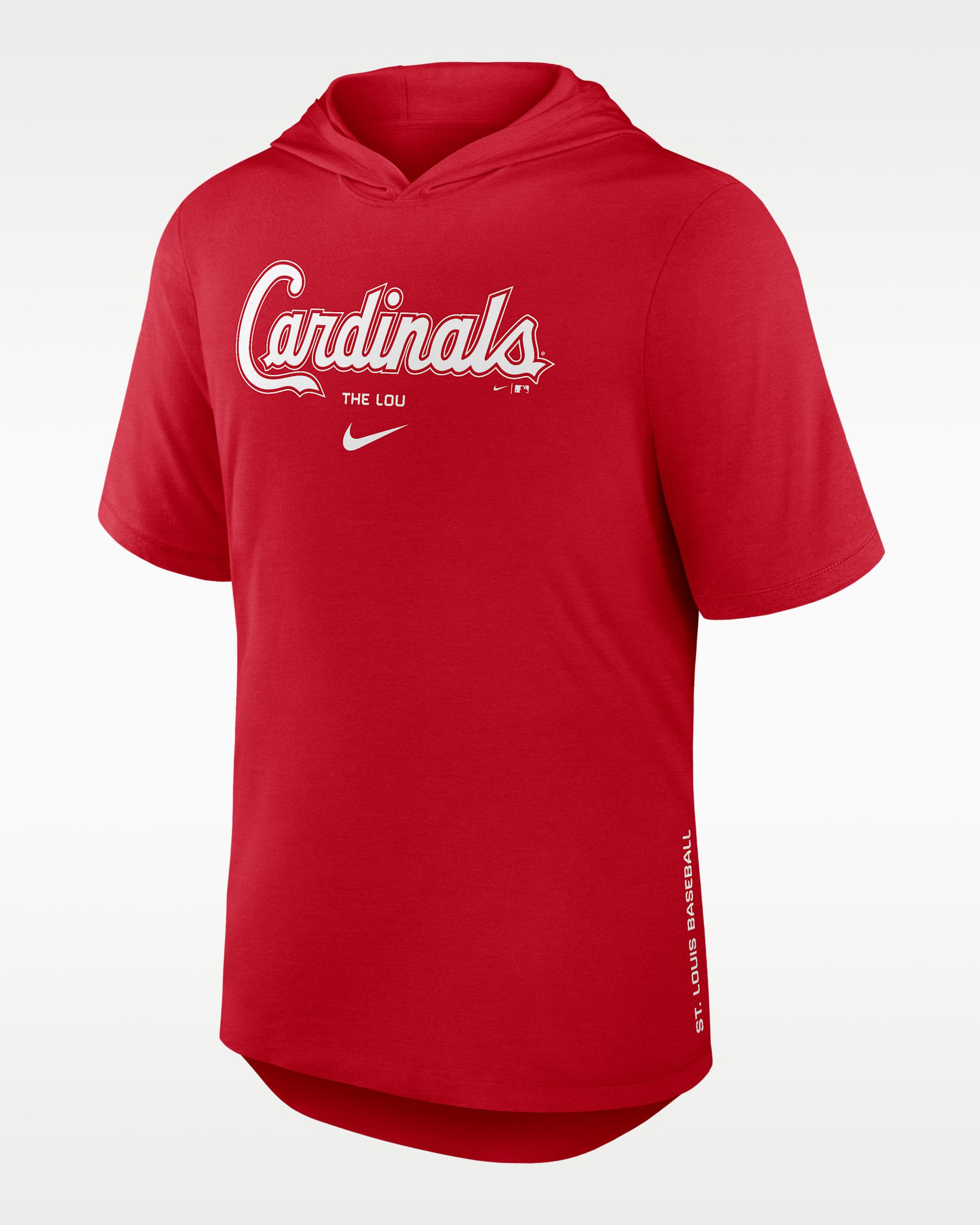 St. Louis Cardinals Arched Wordmark Men's Nike Dri-FIT MLB Hooded